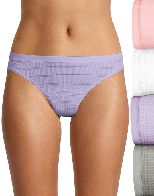 Hanes Ultimate® Women's Breathable Comfort Flex Fit® Thong 4-Pack