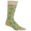 Hot Sox Mens Marijuana Crew Socks