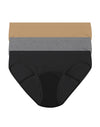Hanes Women’s Fresh & Dry Moderate Period Underwear Bikini 3-Pack
