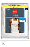 Hanes Classics Men's Traditional Fit ComfortSoft TAGLESS A-Shirt 7-Pack