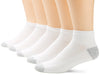 Hanes Men`s Ultimate X-Temp Ankle Socks - White 5-Pack