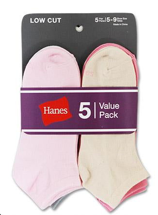 Hanes Women's Value 5 Pack Liner - Extended Size