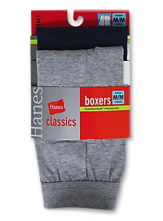 Hanes Boys Classics ComfortSoft Solid Knit Boxer