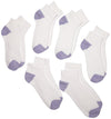 Fruit of the Loom Girl`s Core 6 Pack Athletic Low Cut Socks