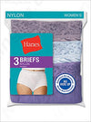 Hanes Women's Plus Nylon Briefs 3-Pack