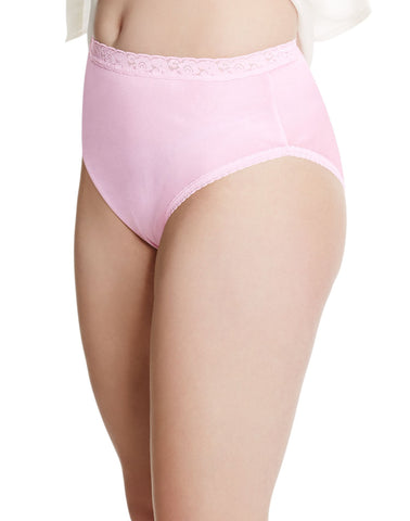 Just My Size Womens Nylon 5-Pack Full Brief