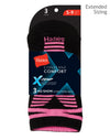 Hanes Women`s X-Temp No-Show Socks 3-Pack