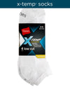 Hanes Men`s X-Temp Arch Support Low Cut Socks 4-Pack