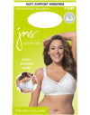 Just My Size Women`s Soft Support Wirefree Bra with Hidden Pocket