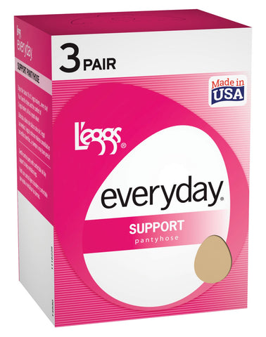 Legg`s Women`s Plus Size Control Top Panty Hose 3 Pack