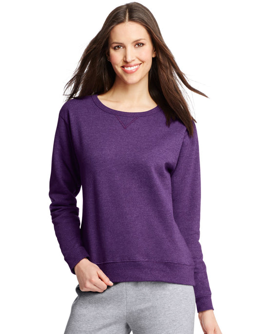 Hanes Women`s ComfortSoft EcoSmart Crewneck Sweatshirt