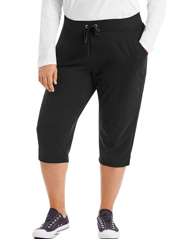 Just My Size Womens French Terry Capris