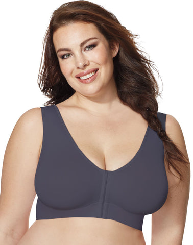 Just My Size Pure Comfort® Women`s Front-Close Wirefree Bra