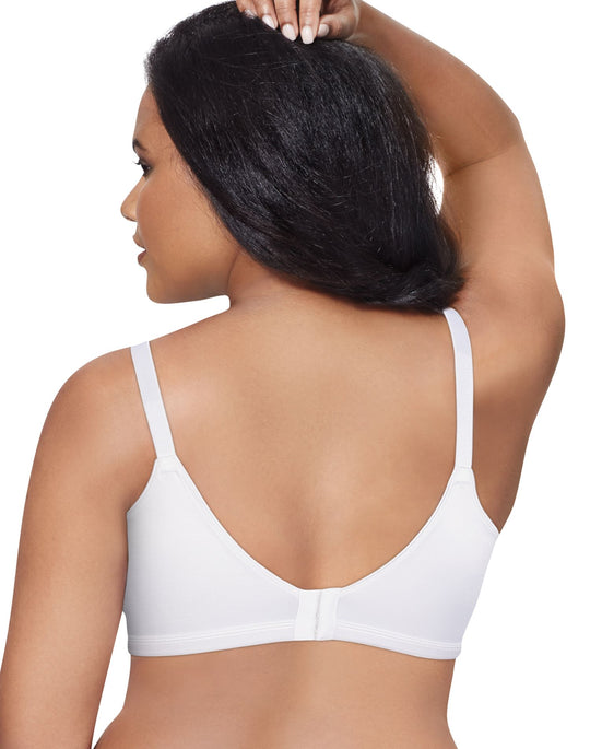 Just My Size Undercover Women`s Slimming Wirefree Bra with SlenderU Panels