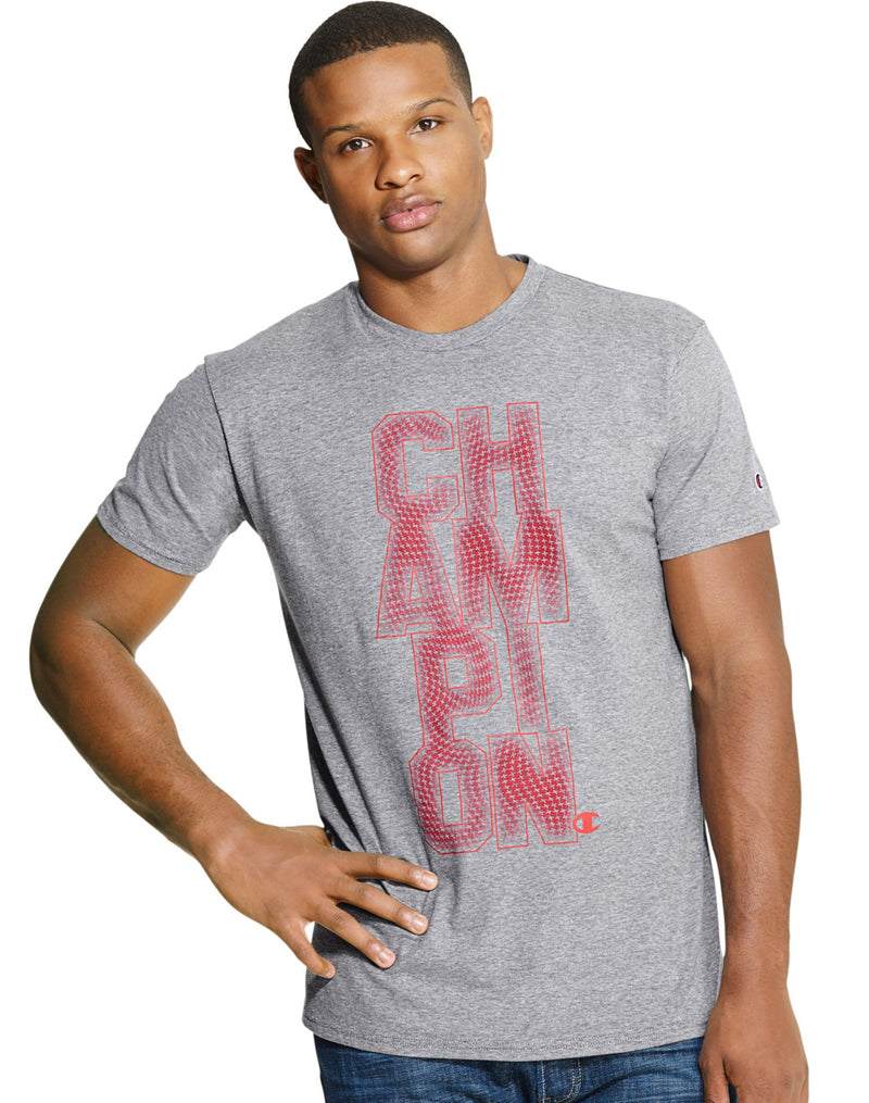 Champion Men`s Authentic Powerblend Graphic T-Shirt T7307-A