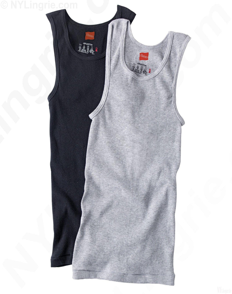 Hanes Classics Boys Dyed Tanks 3 Pack