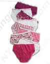 Hanes Girls' No Ride Up Cotton TAGLESS Bikinis 9 Pack