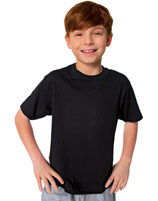 Hanes Classics Boys' Dyed ComfortSoft Tagless Crewneck T-Shirt 3 Pack