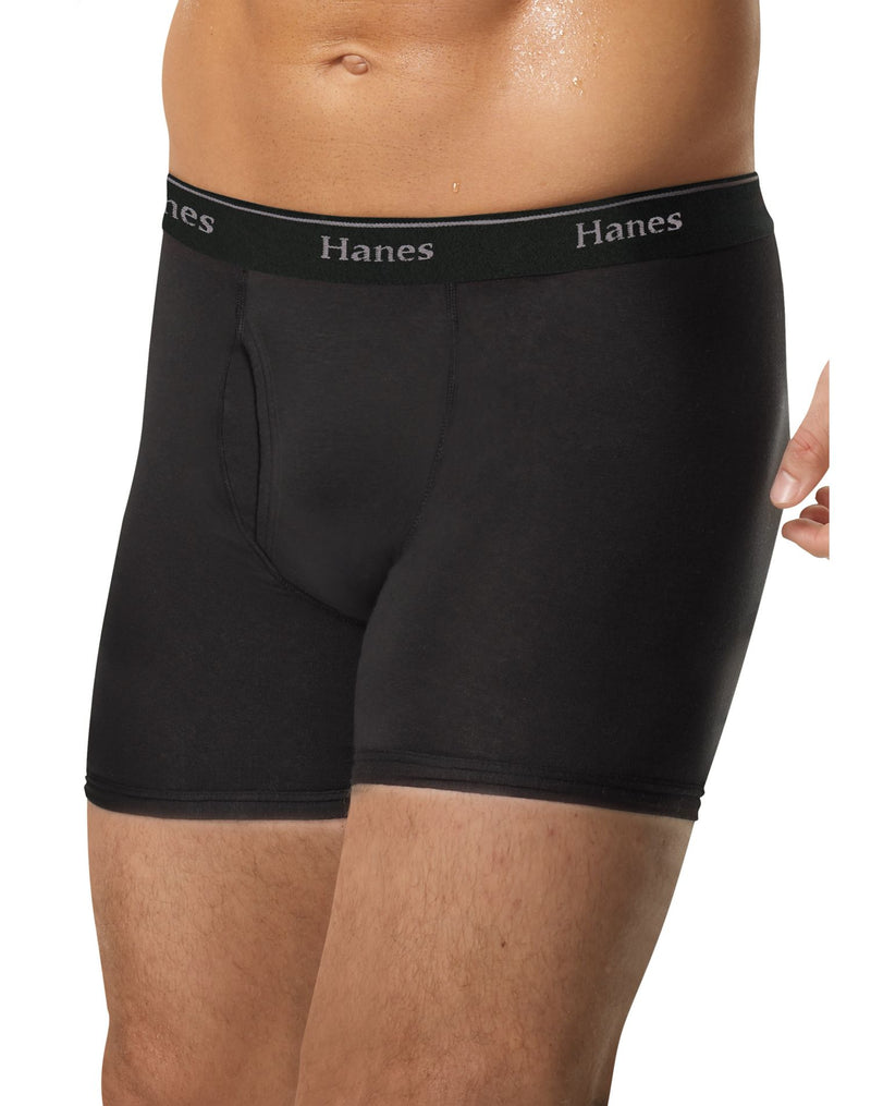 Hanes Classics Men’s Stretch Boxer Briefs With Comfort Flex Waistband 4 Pack