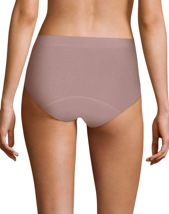 Hanes Women’s Fresh & Dry Light Period Underwear Brief 3-Pack