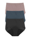 Hanes Women’s Fresh & Dry Light Period Underwear Brief 3-Pack