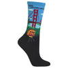 Hot Sox Womens Golden Gate Bridge Sock