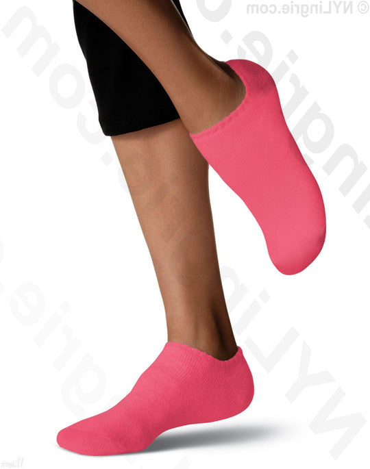 Hanes Women's Athletic No-Show Socks 6 Pairs