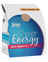 L'eggs Sheer Energy Active Support Regular, Sheer Toe Pantyhose 1 Pair