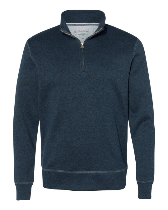 Weatherproof Mens Vintage Sweaterfleece Quarter-Zip Sweatshirt 198188, XL