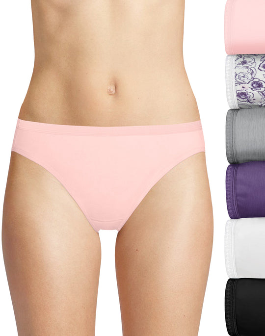 Hanes Ultimate® Breathable Cotton Bikini 6-Pack