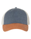Sportsman Pigment-Dyed Trucker Cap, Adjustable, Texas Orange/Stone