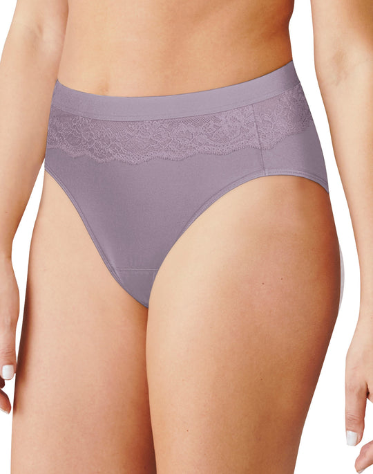 Bali Womens Beautifully Confident Light Leak and Period Protection Hi Cut