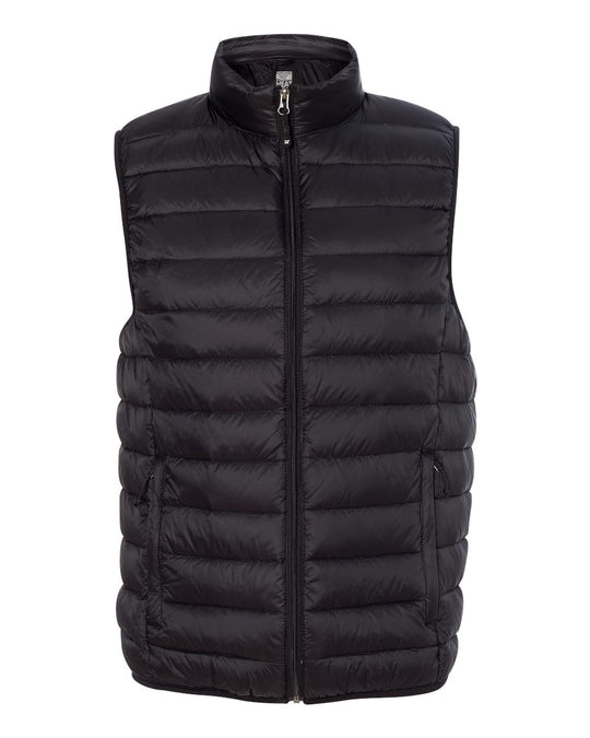Weatherproof Mens 32 Degrees Packable Down Vest 16700, XL, Dark Pewter