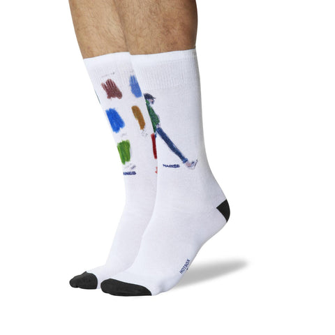 Hot Sox Mens Richard Haines Man with Paint Socks