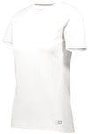 Russell Athletic Womens Essential 60/40 Performance T-Shirt, XS, White