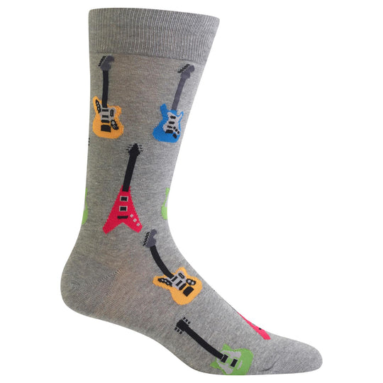 Hot Sox Mens Basics Collection Electric Guitars Sock