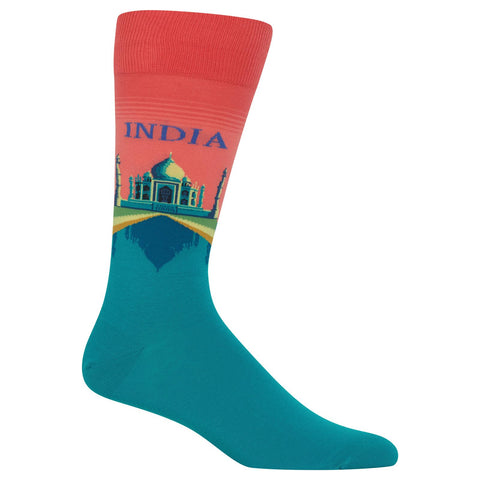 Hot Sox Mens India Socks