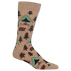 Hot Sox Mens Bear Tent Socks