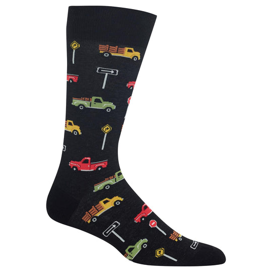 Hot Sox Mens Pick Up Trucks Socks