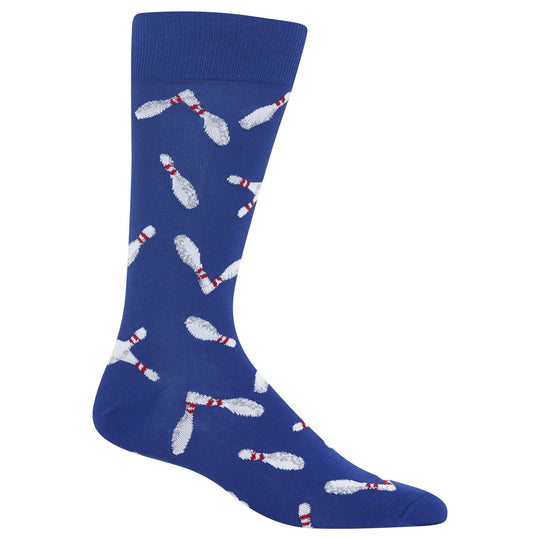 Hot Sox Mens Bowling Pins Socks