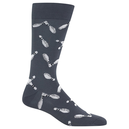 Hot Sox Mens Bowling Pins Socks