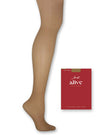 Hanes Alive Control Top Reinforced Toe Pantyhose 1 Pair