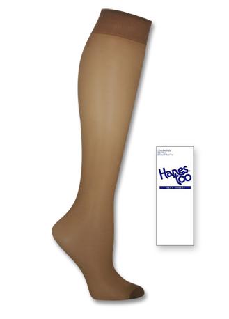 Hanes Too Sheer Knee High RT Style 2 Pair Pack