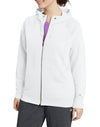 Champion Women`s Plus French Terry Full Zip Hoodie