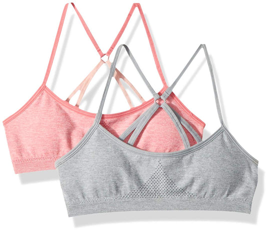 Hanes Girls 2-Pack Molded T-Back