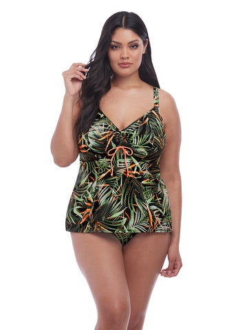 Elomi Womens Amazonia Moulded Tankini with Adjustable Neckline