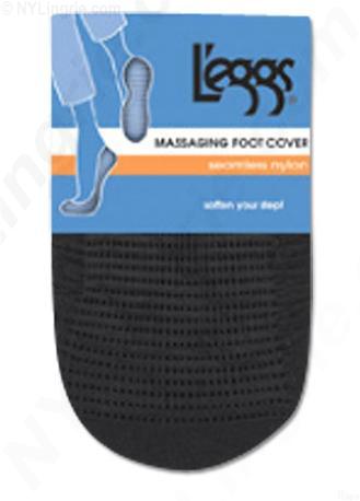 L'eggs Massaging Seamless Nylon Foot Cover 2 Pack