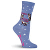 K. Bell Womens Fairy Dog Mother Crew Socks