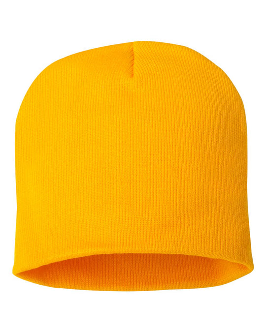 Sportsman 8 Knit Beanie, One Size, Safety Yellow