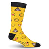 K. Bell Mens Emojis Crew Socks